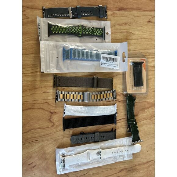 Apple Watch band 38/40 mm bundle bands different colors and designs. - Picture 1 of 4